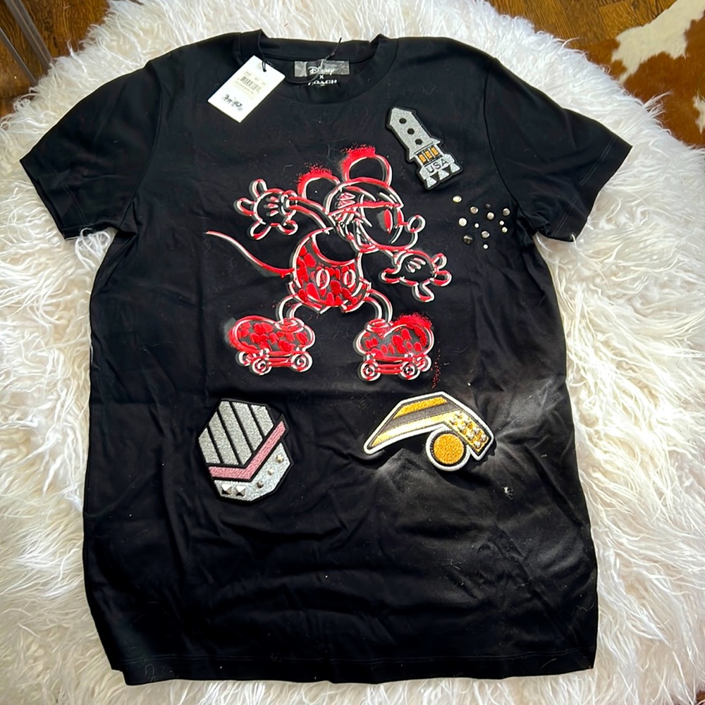 Exclusive,  Disney X Coach Mickey T-shirt